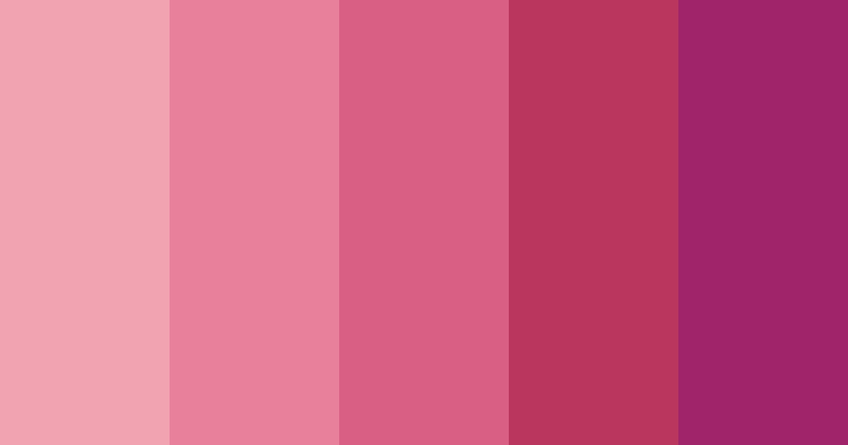 Download blushing blossoms color palette PNG image (landscape)