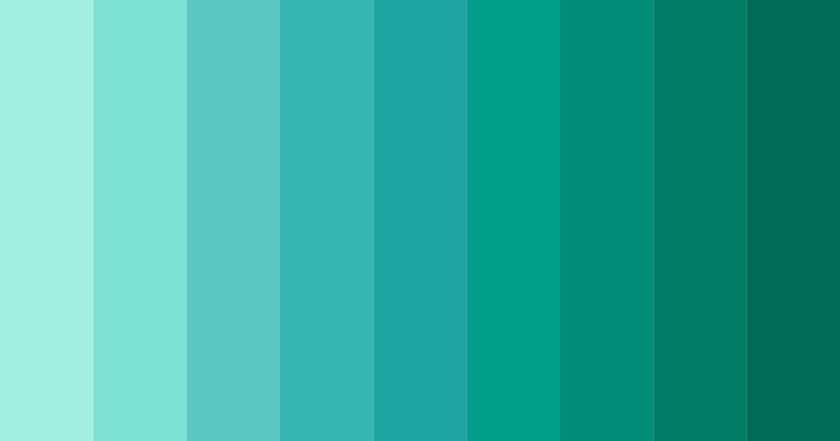 Download turquoise oasis color palette PNG image (landscape)