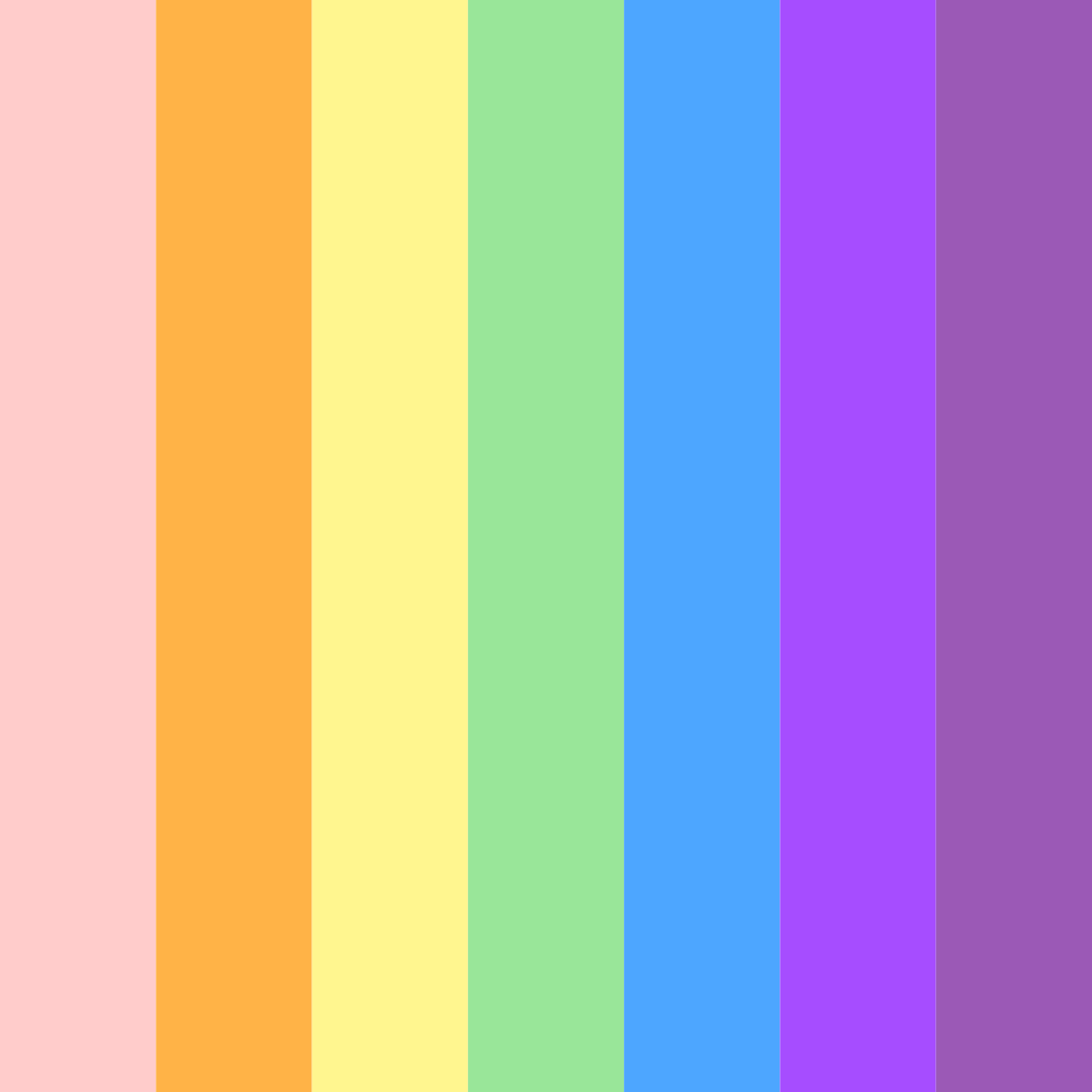 Download sunset symphony color palette PNG image (square)