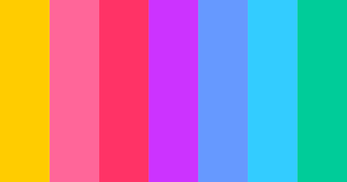 Download rainbow reverie color palette PNG image (landscape)