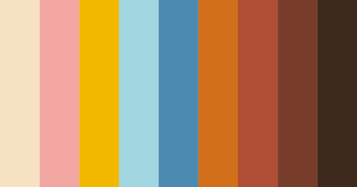 Download autumn serenade color palette PNG image (landscape)