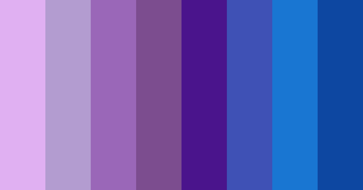 Download twilight dreams color palette PNG image (landscape)