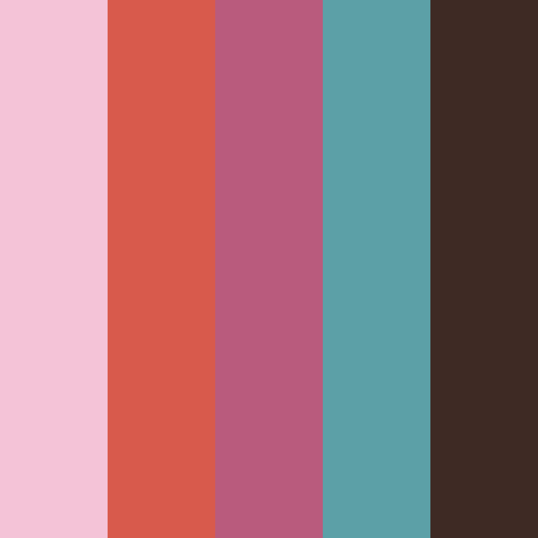 Download strawberry warmth color palette PNG image (square)