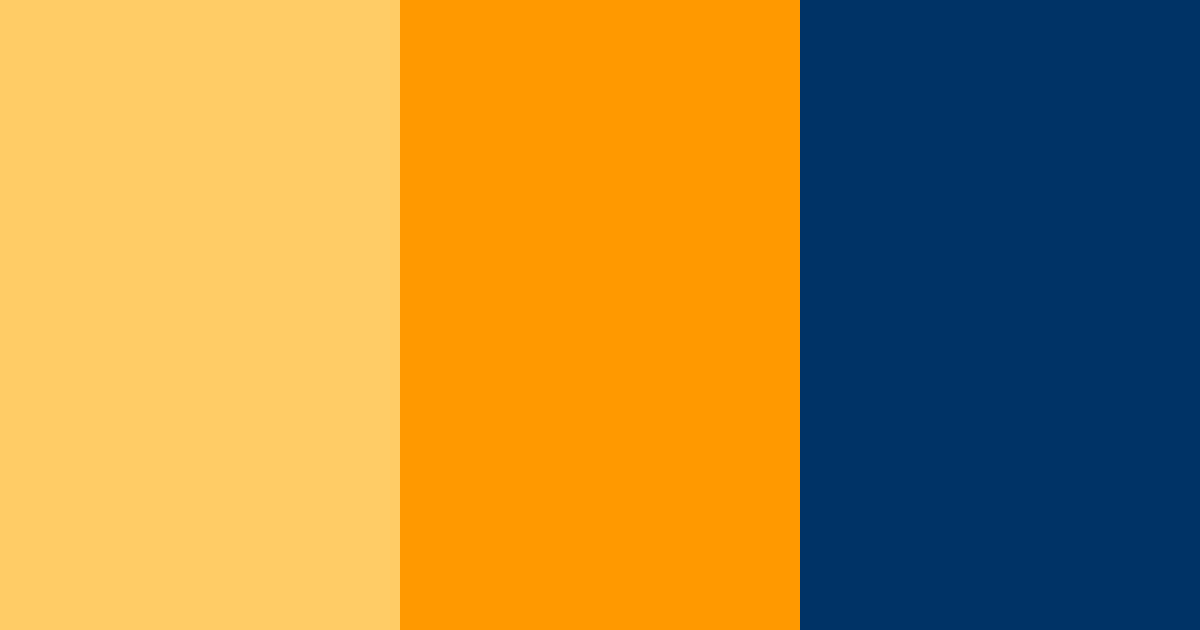 Download blue and orange harmony color palette PNG image (landscape)