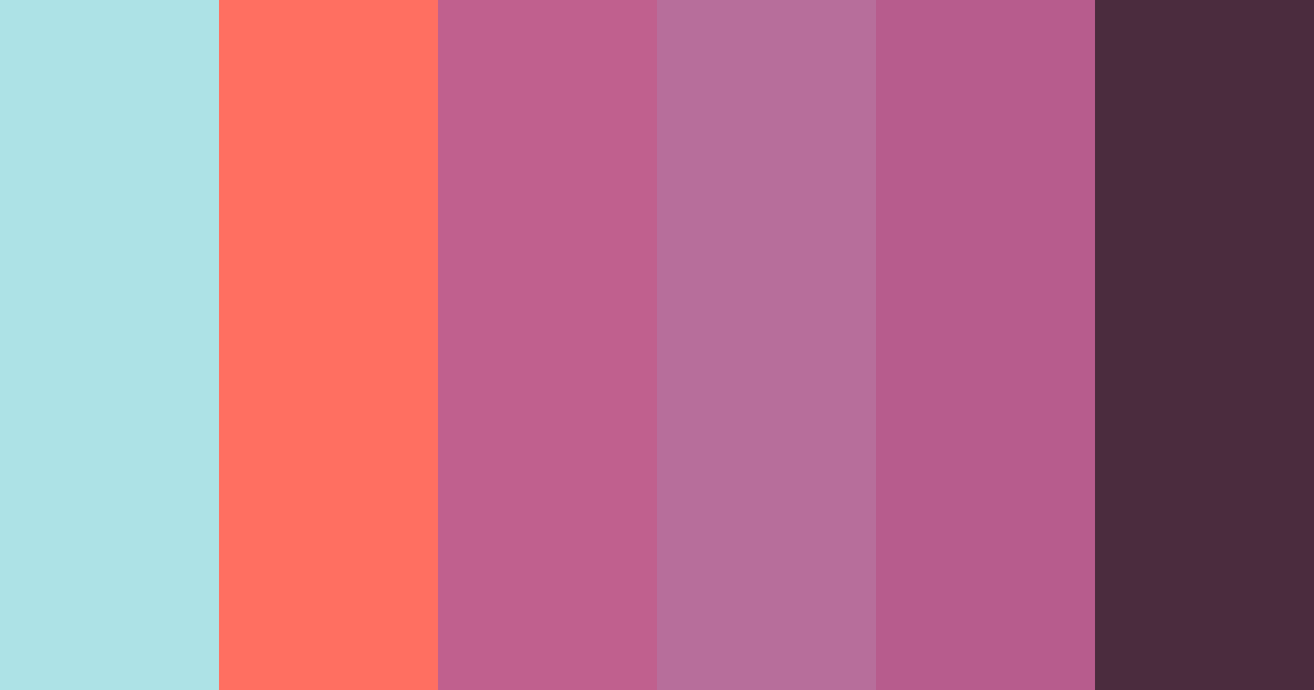 Download muted mauve and coral red color palette PNG image (landscape)