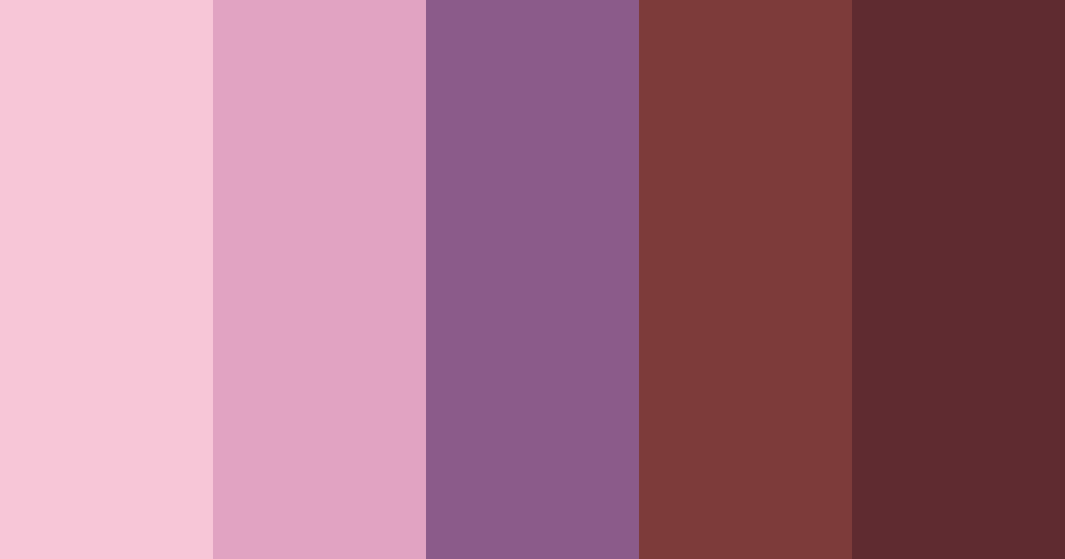 Download vintage blossom color palette PNG image (landscape)