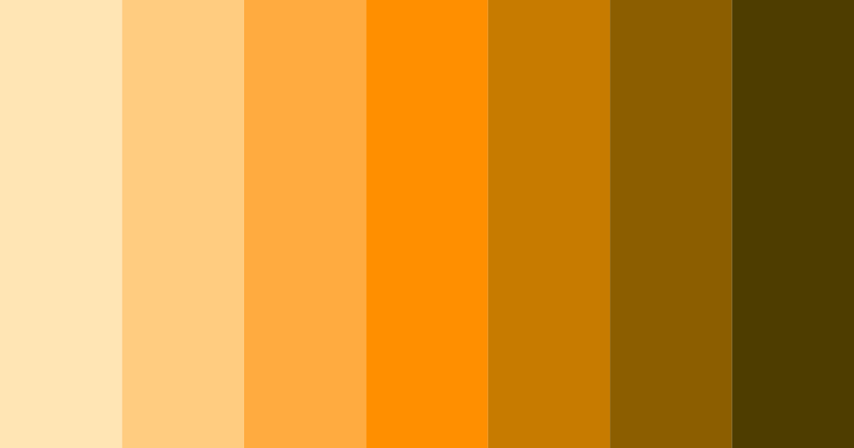 Download orange sunset color palette PNG image (landscape)