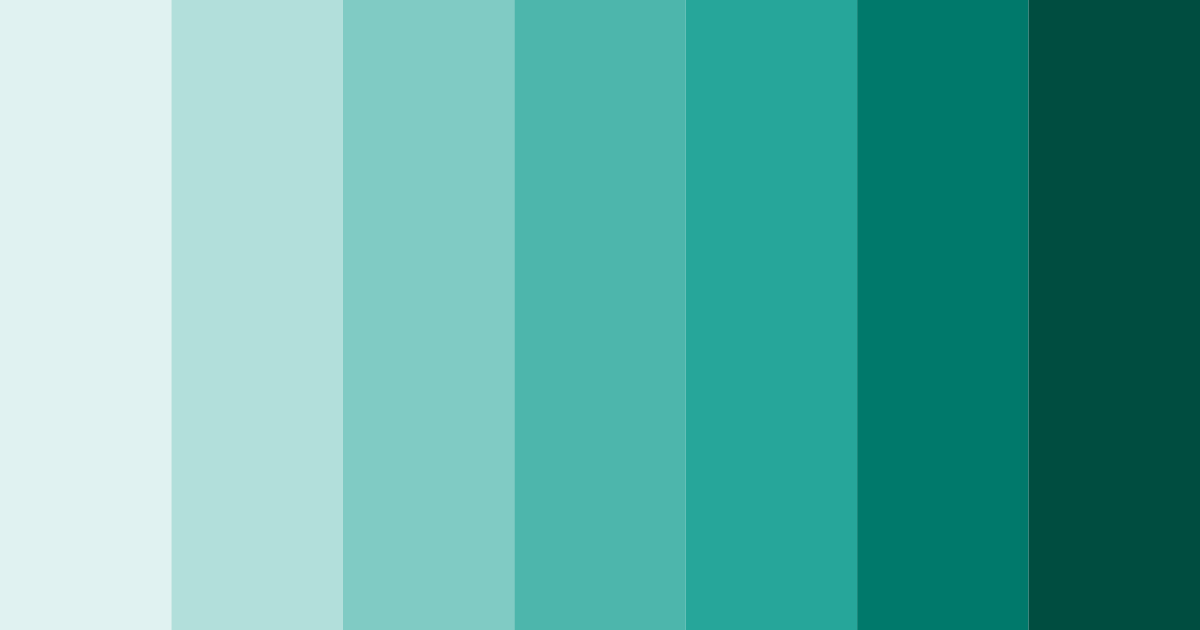 Download turquoise iran color palette PNG image (landscape)
