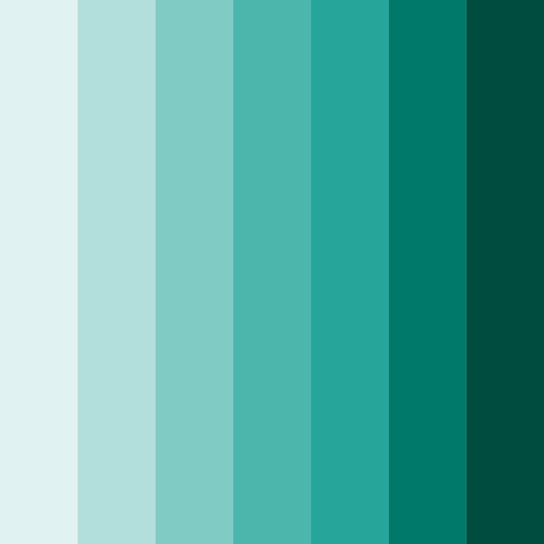 Download turquoise iran color palette PNG image (square)