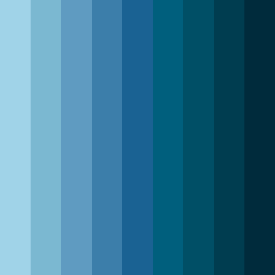 Download oceanic harmony color palette PNG image (square)