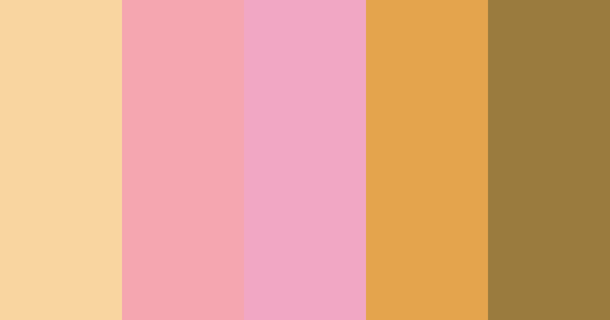 Download gold pink whirl color palette PNG image (landscape)