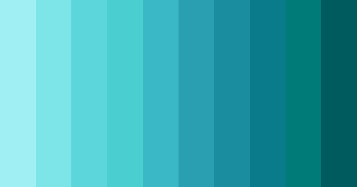 Download tropical breeze color palette PNG image (landscape)