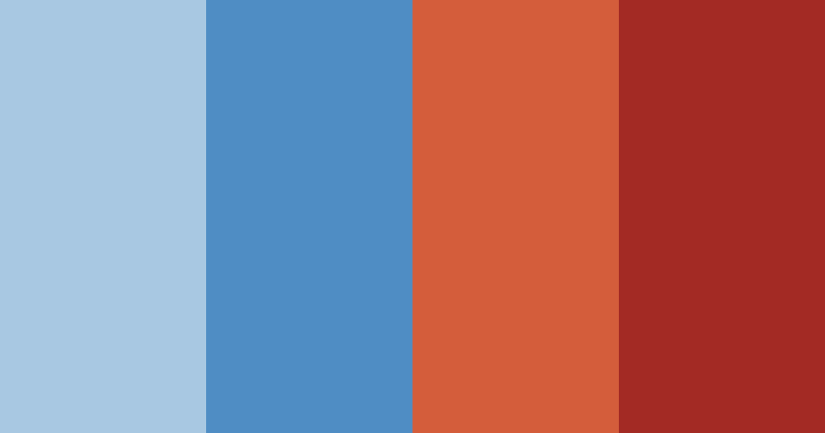 Download corporate sunset color palette PNG image (landscape)