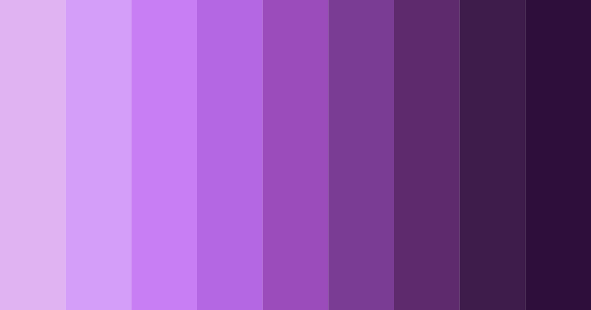 Download violet dreamscape color palette PNG image (landscape)