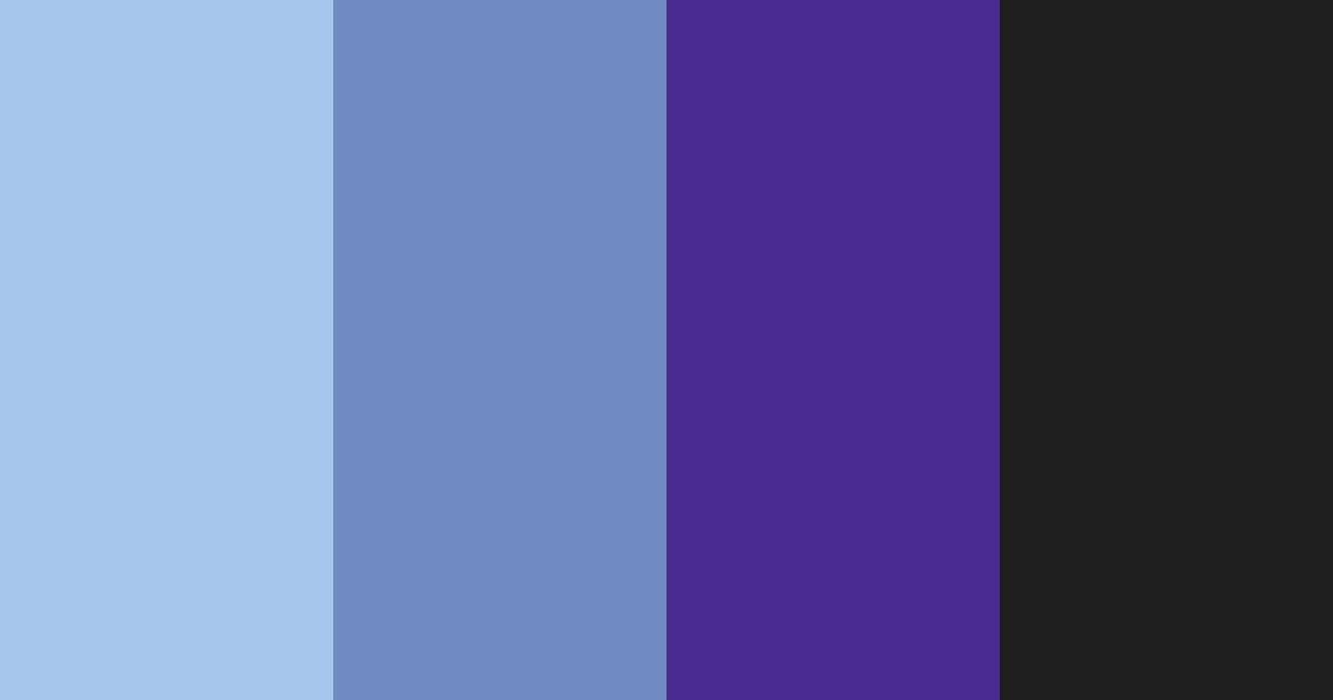 Download blue purple night color palette PNG image (landscape)