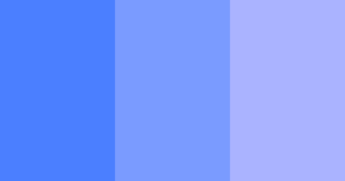 Download blue horizon dream color palette PNG image (landscape)