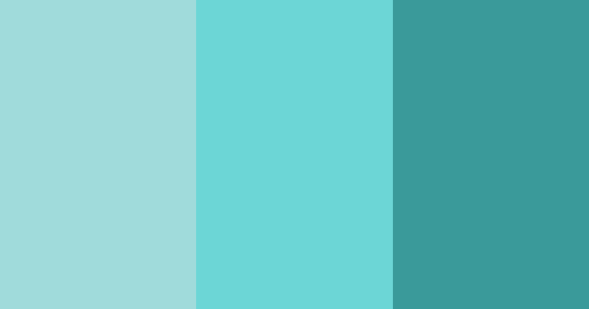 Download tiffany blue color palette PNG image (landscape)
