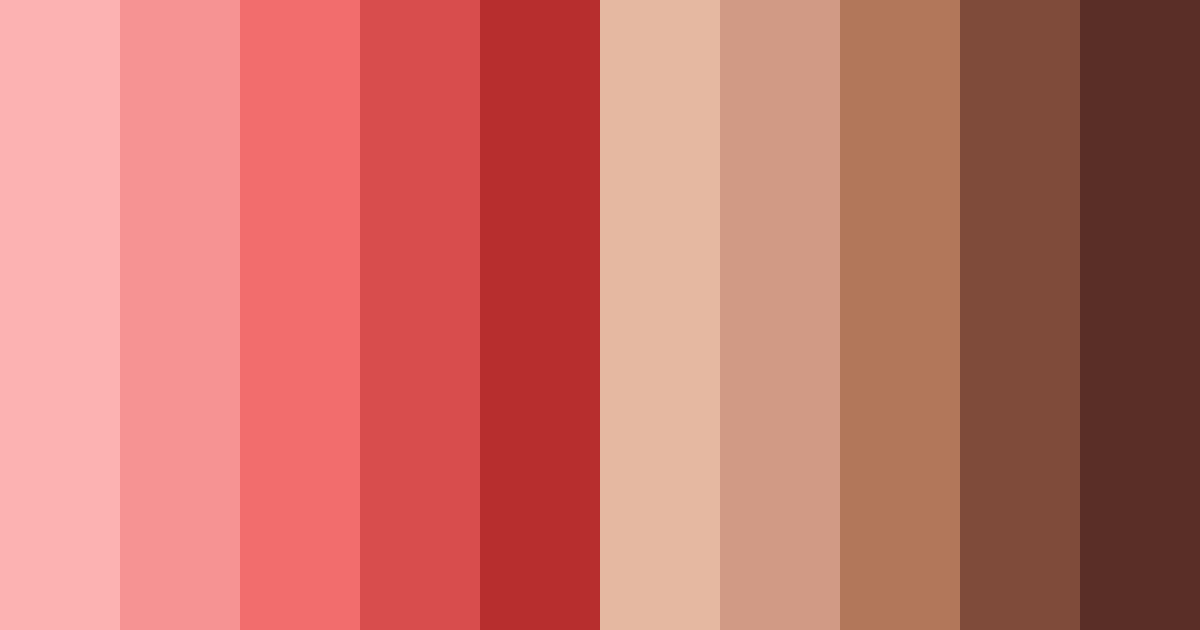 Download rustic ember color palette PNG image (landscape)
