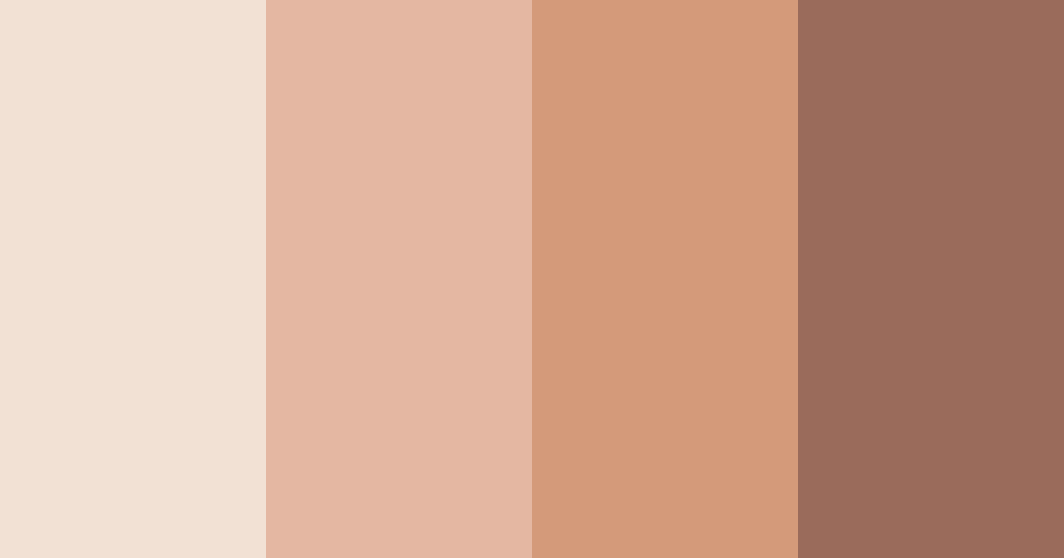 Download sunlit terracotta color palette PNG image (landscape)