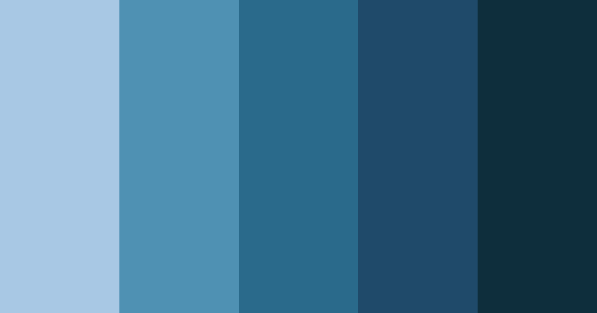 Download blue enterprise color palette PNG image (landscape)