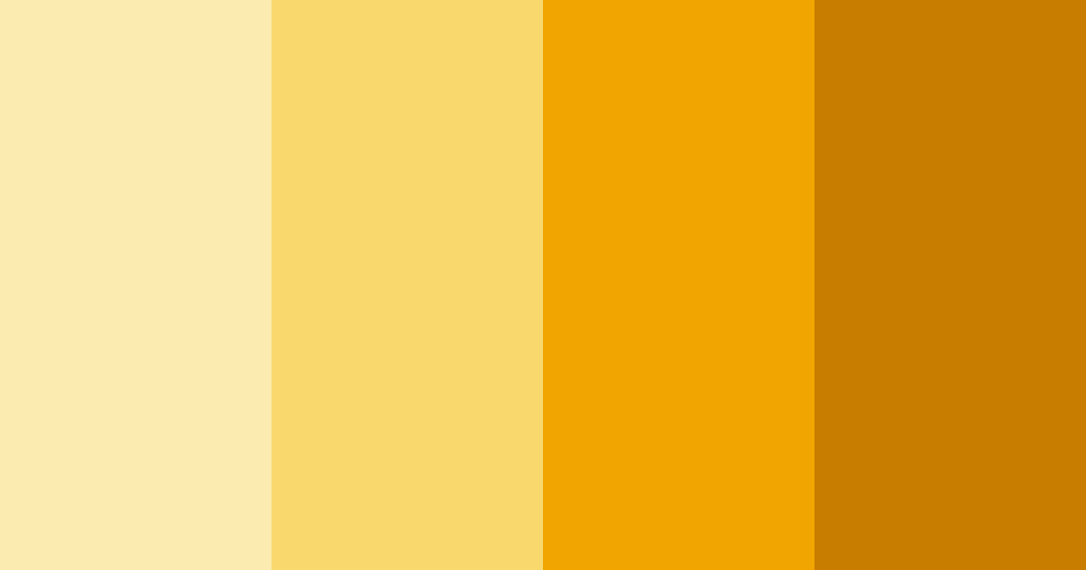 Download golden hues color palette PNG image (landscape)