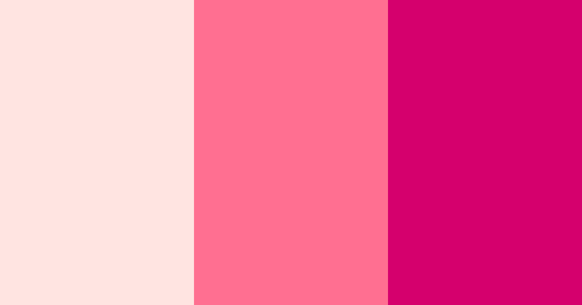 Download bright pink color palette PNG image (landscape)
