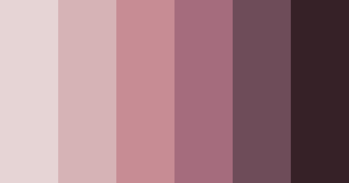 Download dusky rosewood color palette PNG image (landscape)