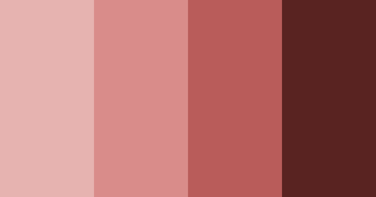 Download dark red color palette PNG image (landscape)