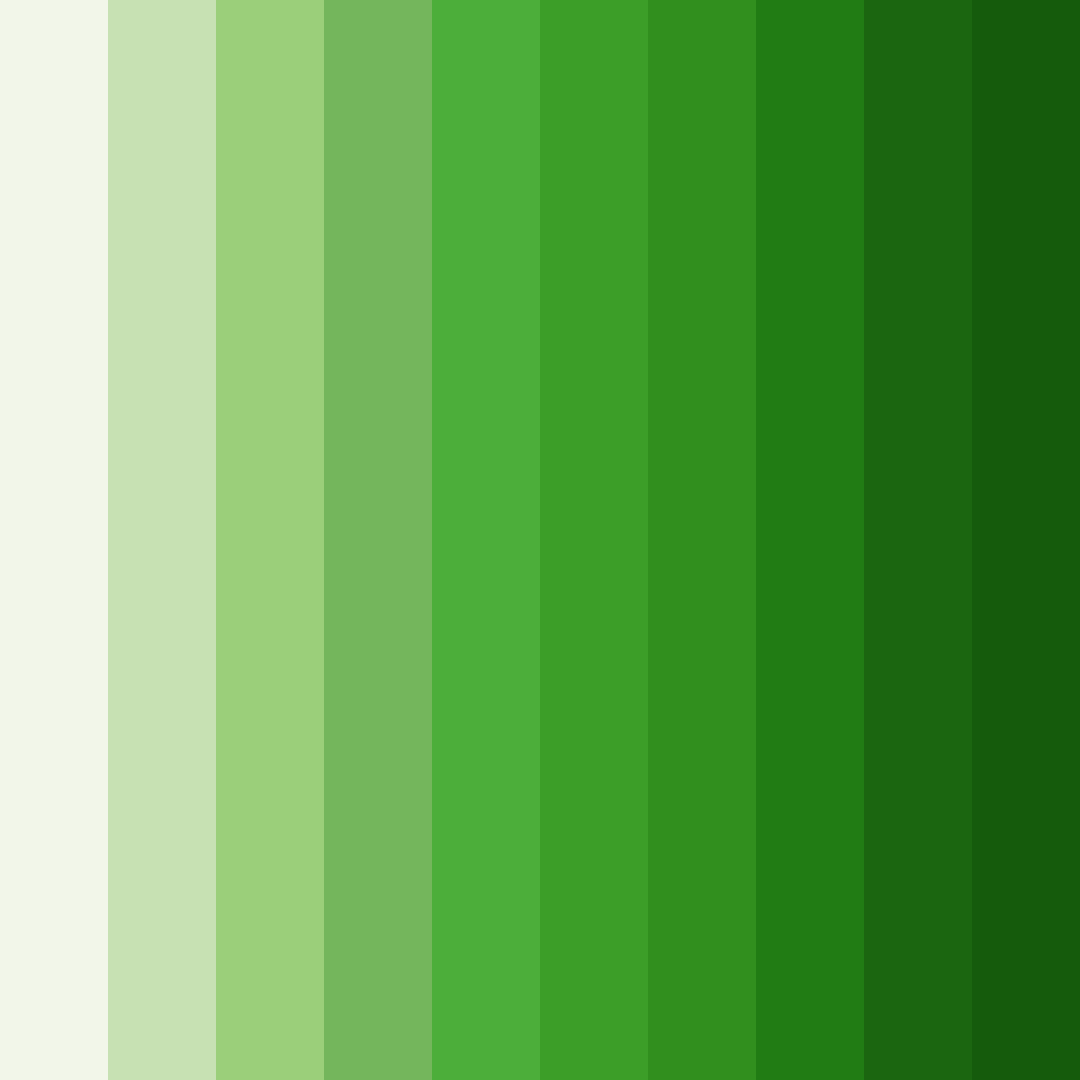 Download serene greenscape color palette PNG image (square)