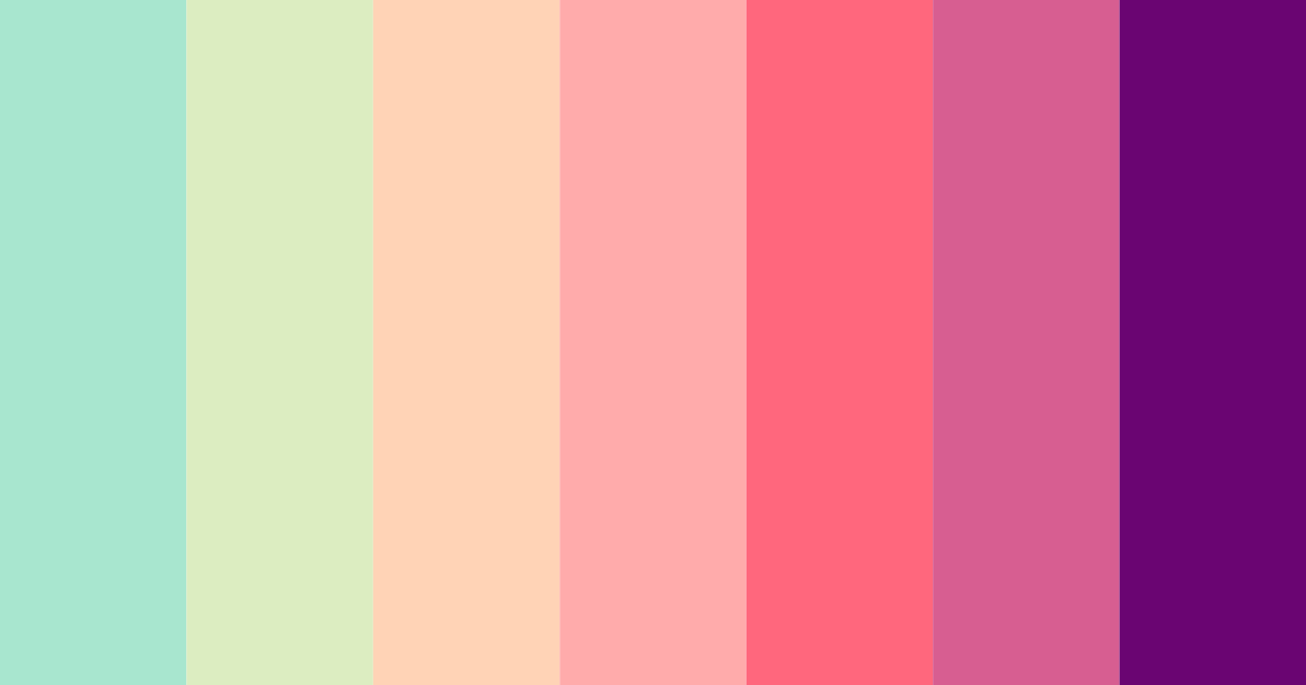 Download botanical bliss color palette PNG image (landscape)