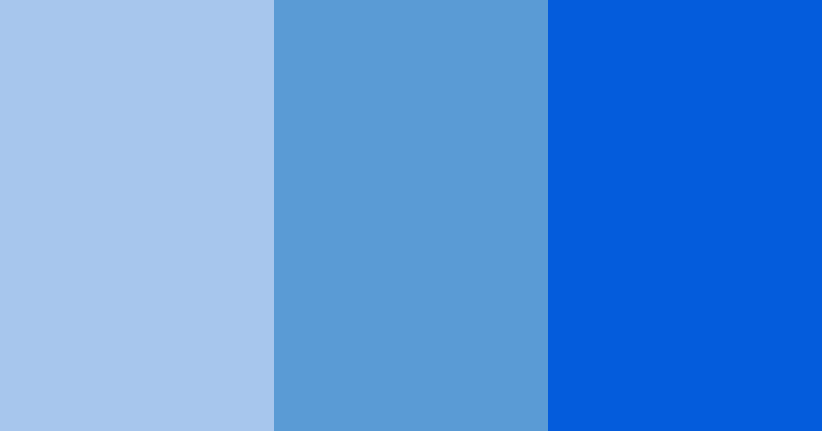 Download blue serenity color palette PNG image (landscape)