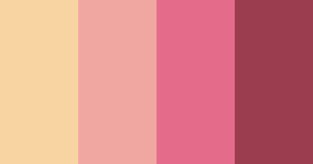 Download rosewood shades color palette PNG image (landscape)