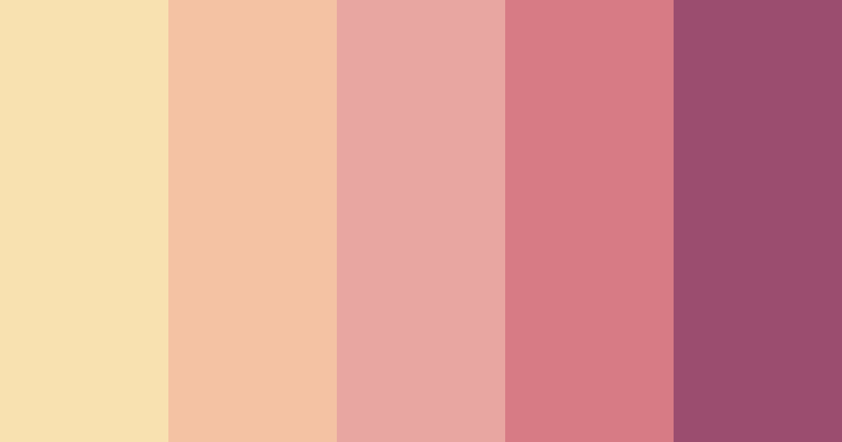 Download sunset petals color palette PNG image (landscape)