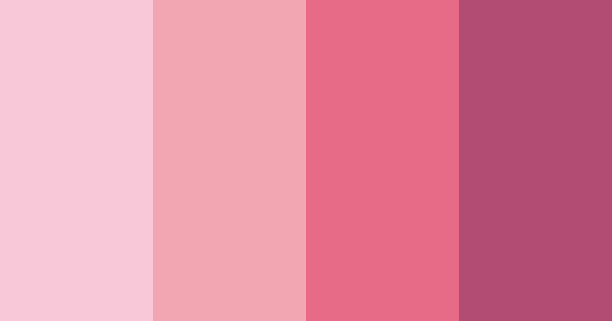 Download seductive blossoms color palette PNG image (landscape)