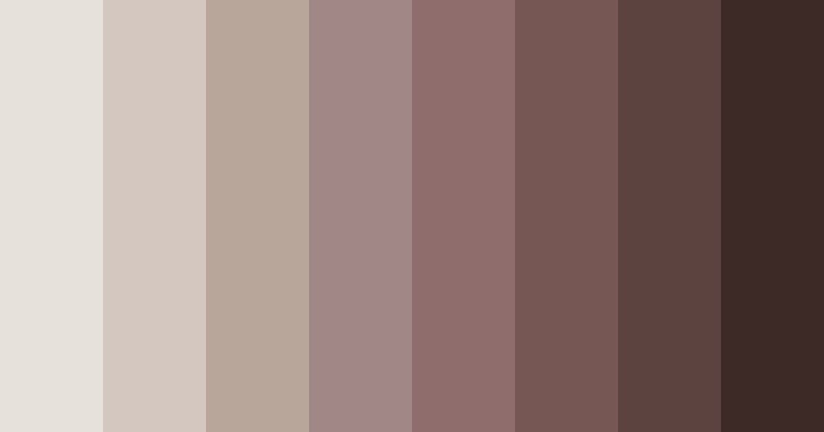 Download earthy serenade color palette PNG image (landscape)