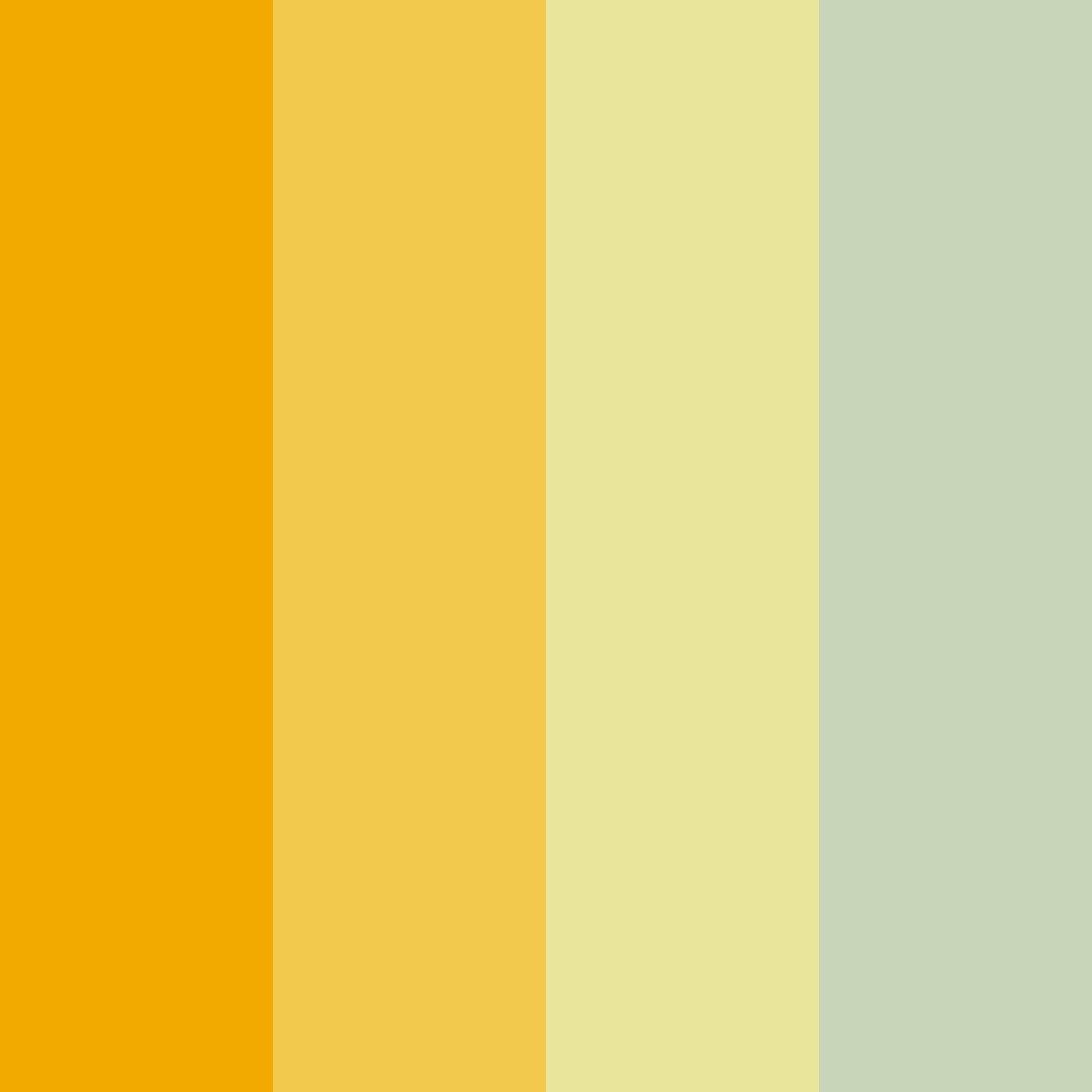 Download golden sunshine color palette PNG image (square)