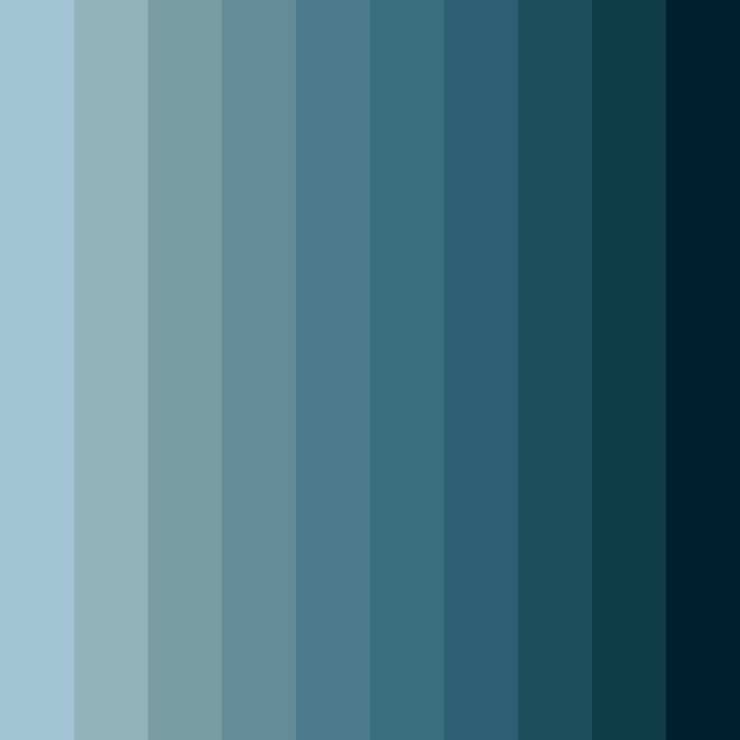 Download deep ocean serenity color palette PNG image (square)