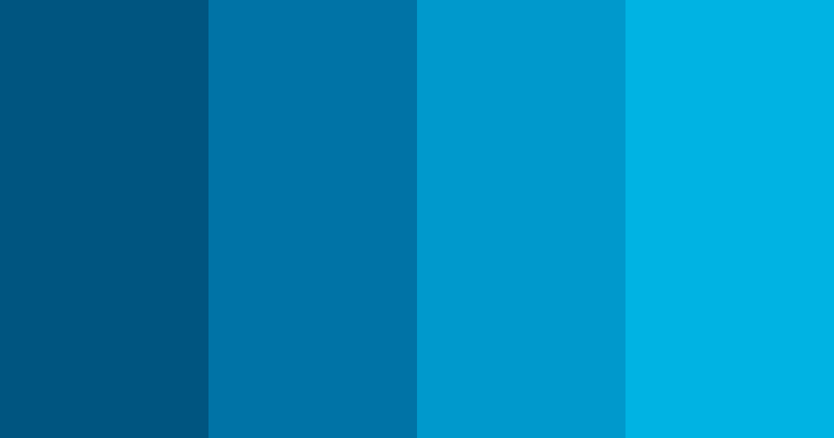 Download blue ocean color palette PNG image (landscape)