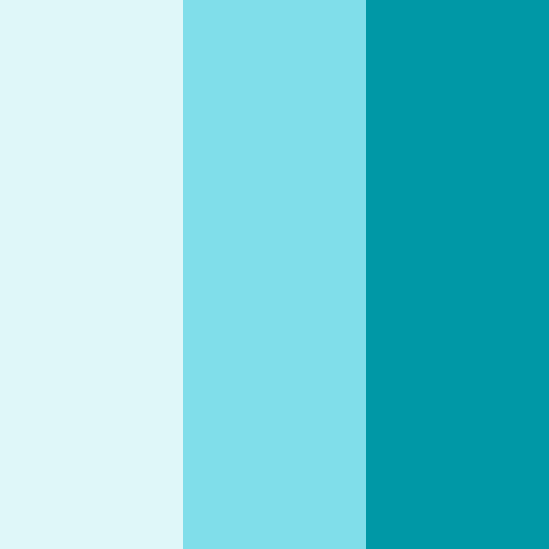 Download teal modern color palette PNG image (square)