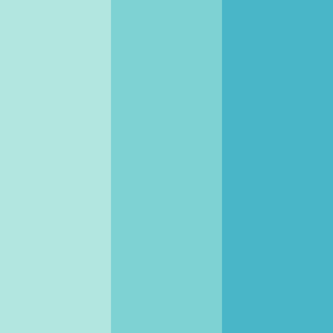 Download aqua tranquility color palette PNG image (square)