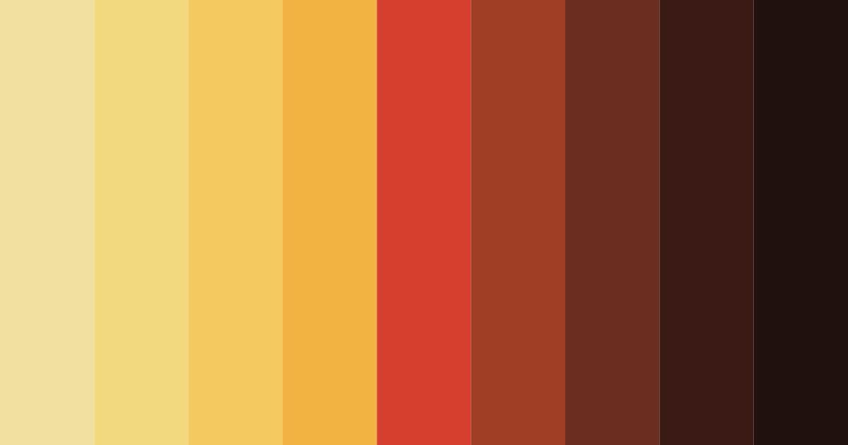 Download warm earthy tones color palette PNG image (landscape)