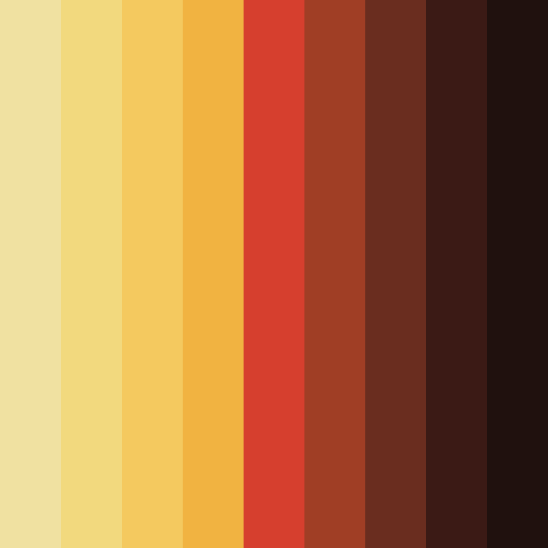 Download warm earthy tones color palette PNG image (square)