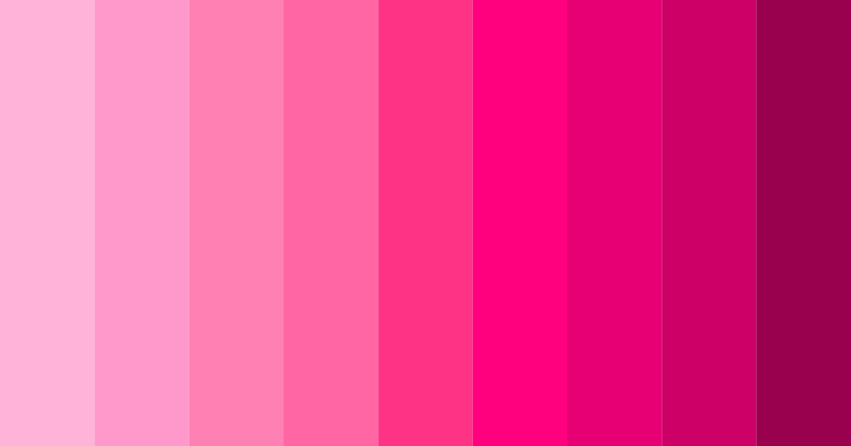 Download bright pink color palette PNG image (landscape)