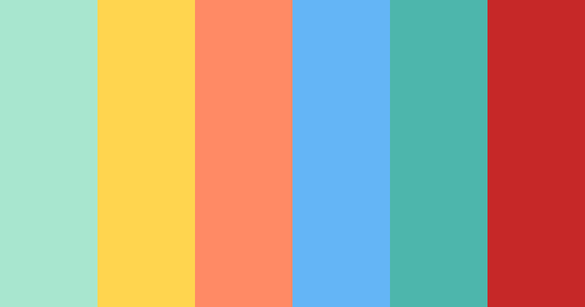 Download vibrant green color palette PNG image (landscape)
