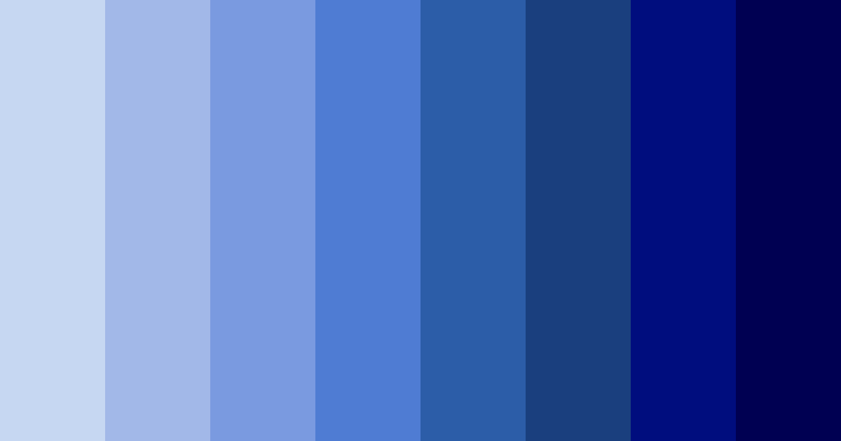 Download midnight ocean blues color palette PNG image (landscape)