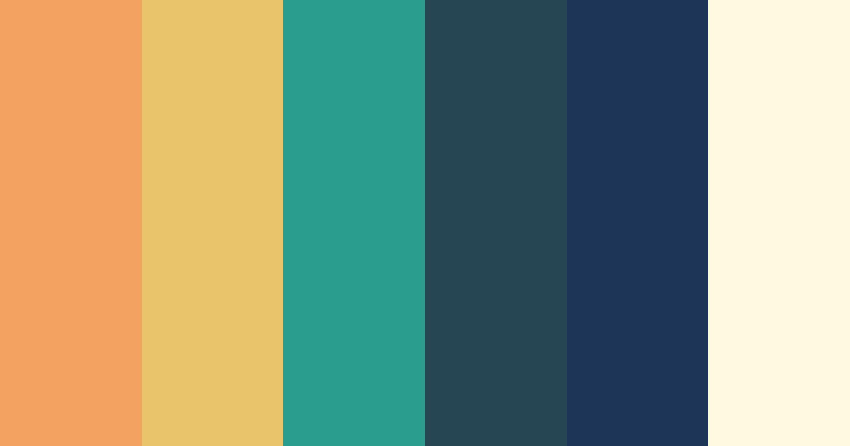 Download coastal serenity color palette PNG image (landscape)