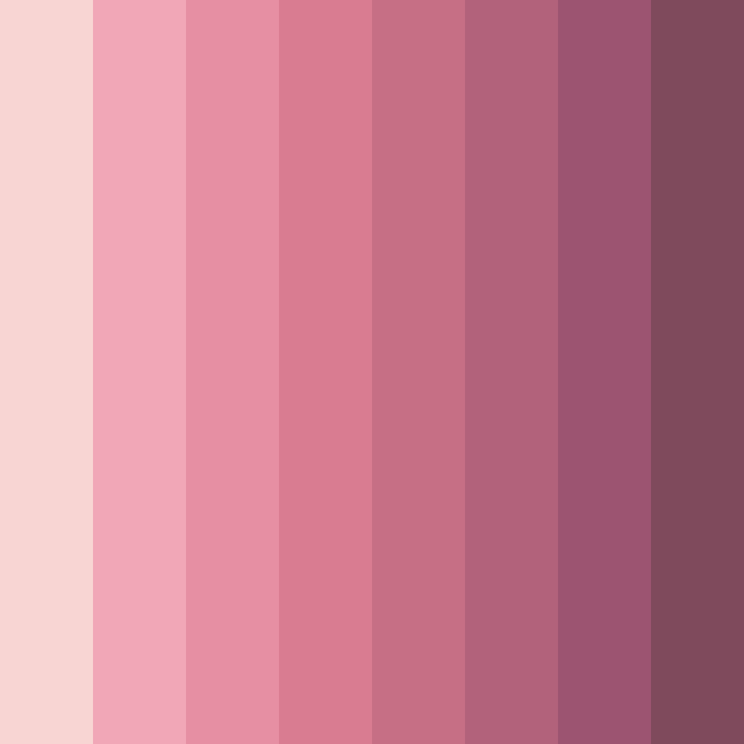 Download vintage pink color palette PNG image (square)