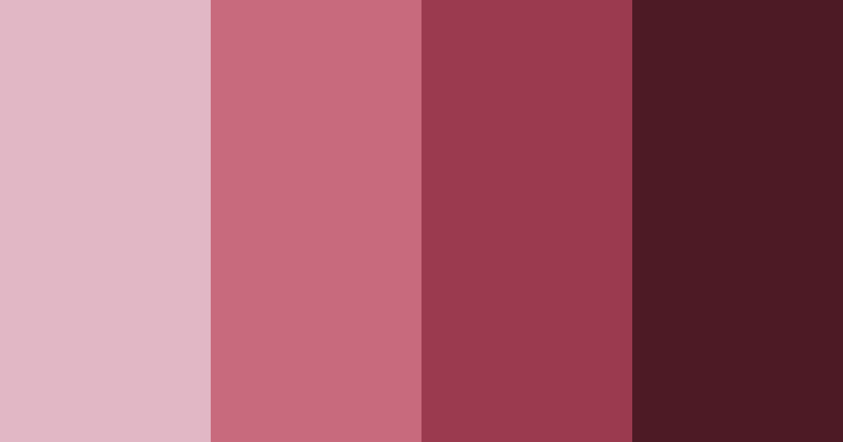 Download crimson vineyard color palette PNG image (landscape)