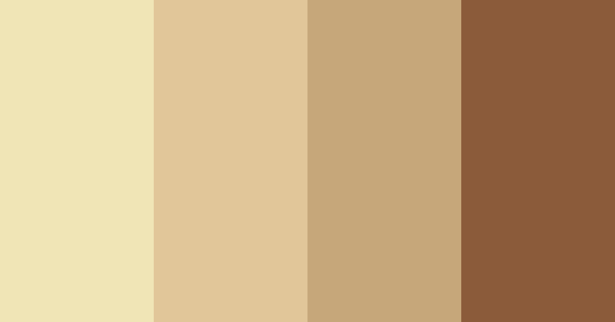 Download brown sands color palette PNG image (landscape)