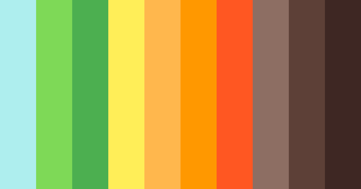 Download tropical mirage color palette PNG image (landscape)